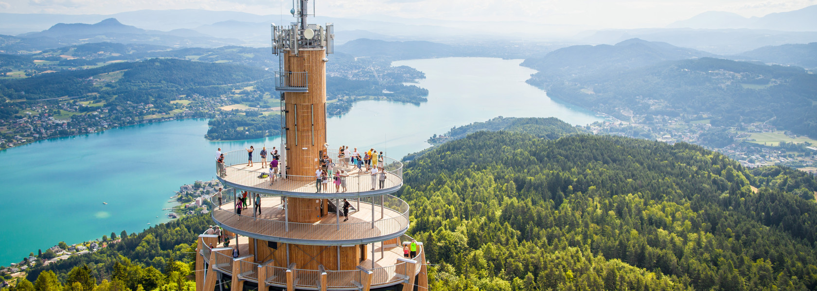 Kärnten Werbung - Header - Pyramidenkogel und Wörthersee