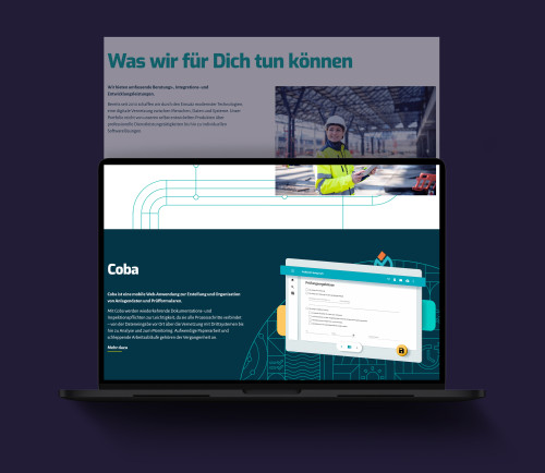 pixelpoint Laptop Mockup für Plincs GmbH