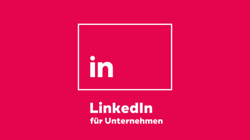LinkedIn für Unternehmen mit LinkedIn Logo